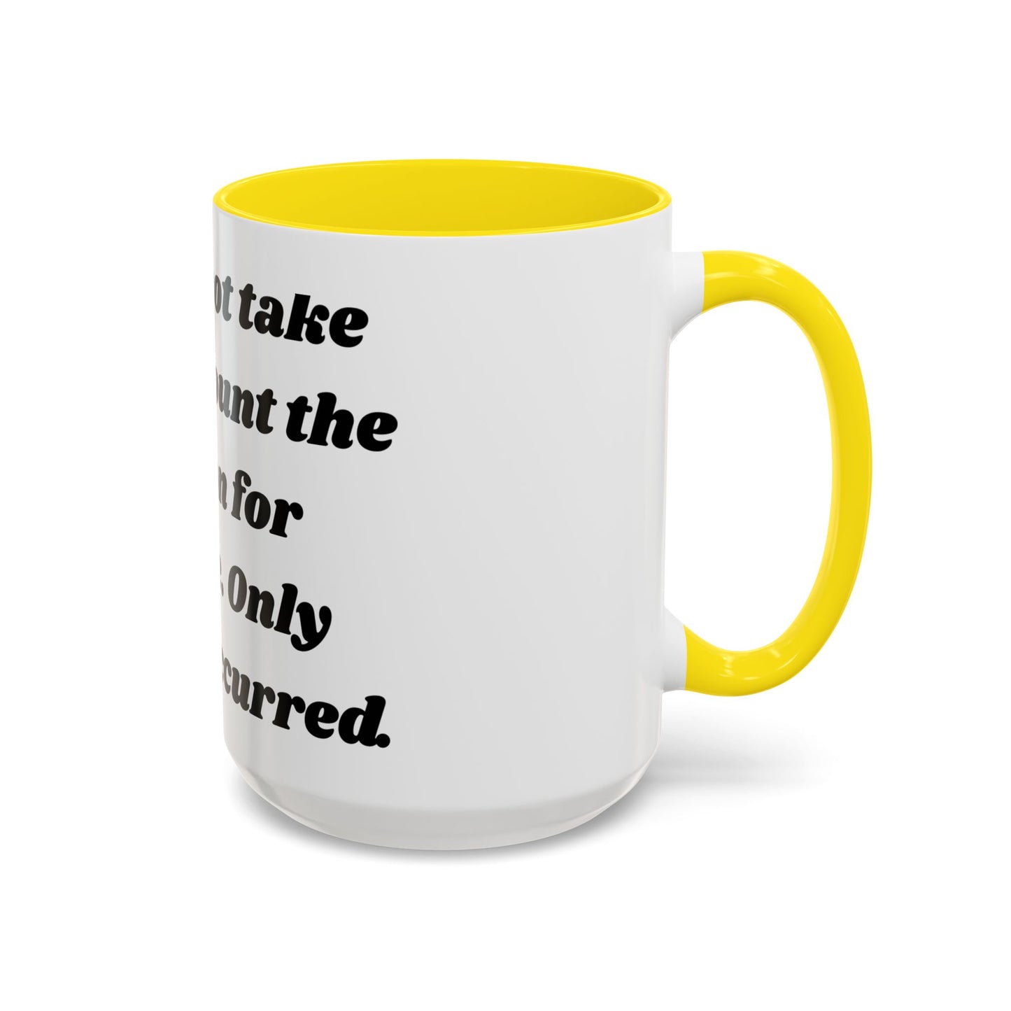 Accountability Mug – Zero Excuses, Just Caffeine Motivational Coffee Mug, Entrepreneurs, Business Motivation, Humor Coffee